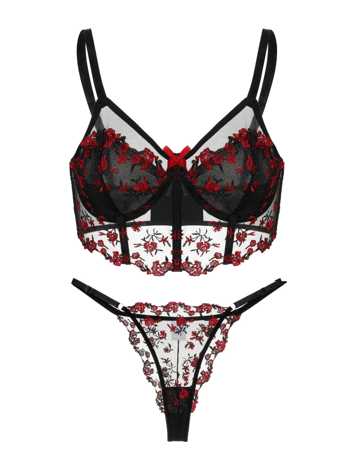 Rosella Spitzen-Dessous-Set