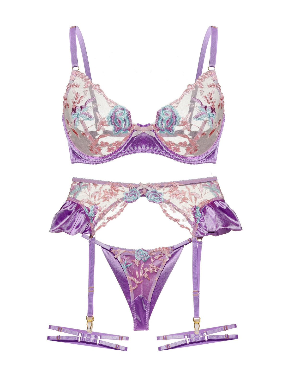 Rose Dessous-Set