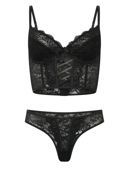 Fernanda Spitzen-Dessous-Set
