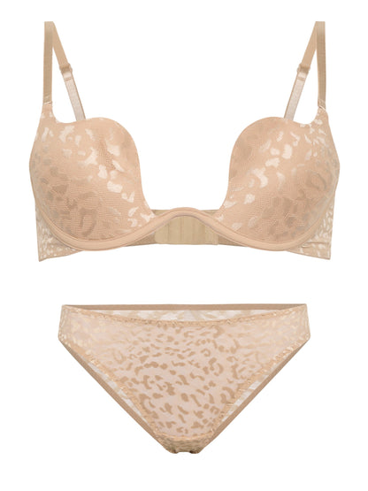 Celeste Push-up Dessous-Set – Beige