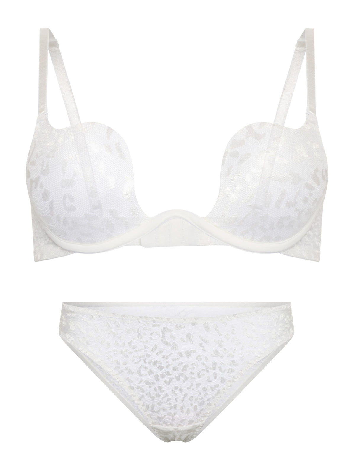 Celeste Push-up Dessous-Set – Weiß