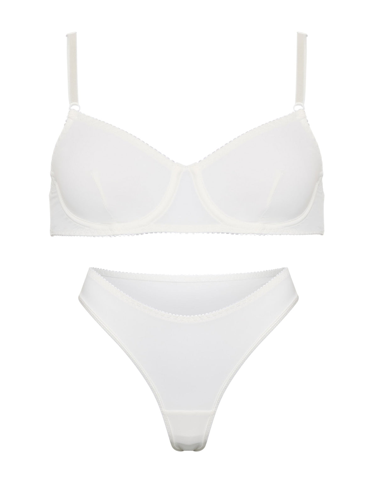 Florencia Satin-Dessous-Set