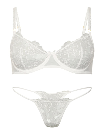 Herminia Spitzen-Dessous-Set