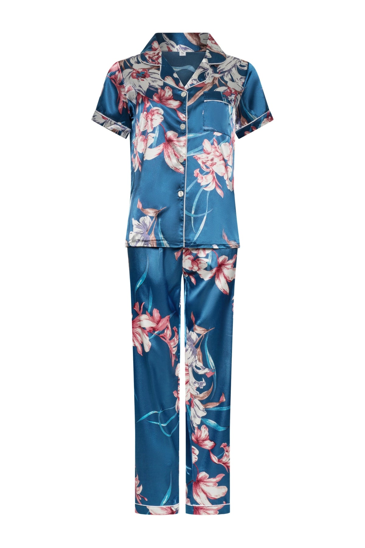 Vivienne Satin-Pyjama-Set