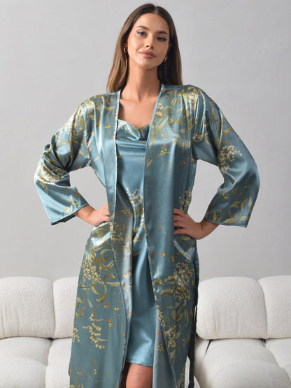 Carmina Satin-Kimono