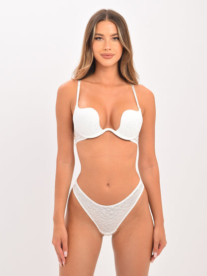Celeste Push-up Dessous-Set – Beige
