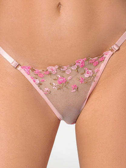 Rosella Spitzen-Dessous-Set – Schwarz