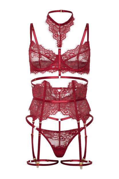 Teresa Spitzen-Dessous-Set