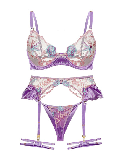 Rose Dessous-Set