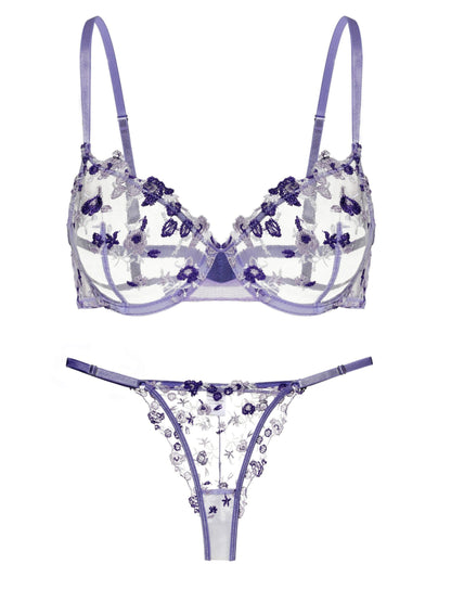 Macarena Push-up Dessous-Set – Weiß