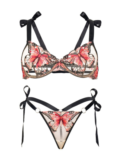 Lucinda Spitzen-Dessous-Set – Lila