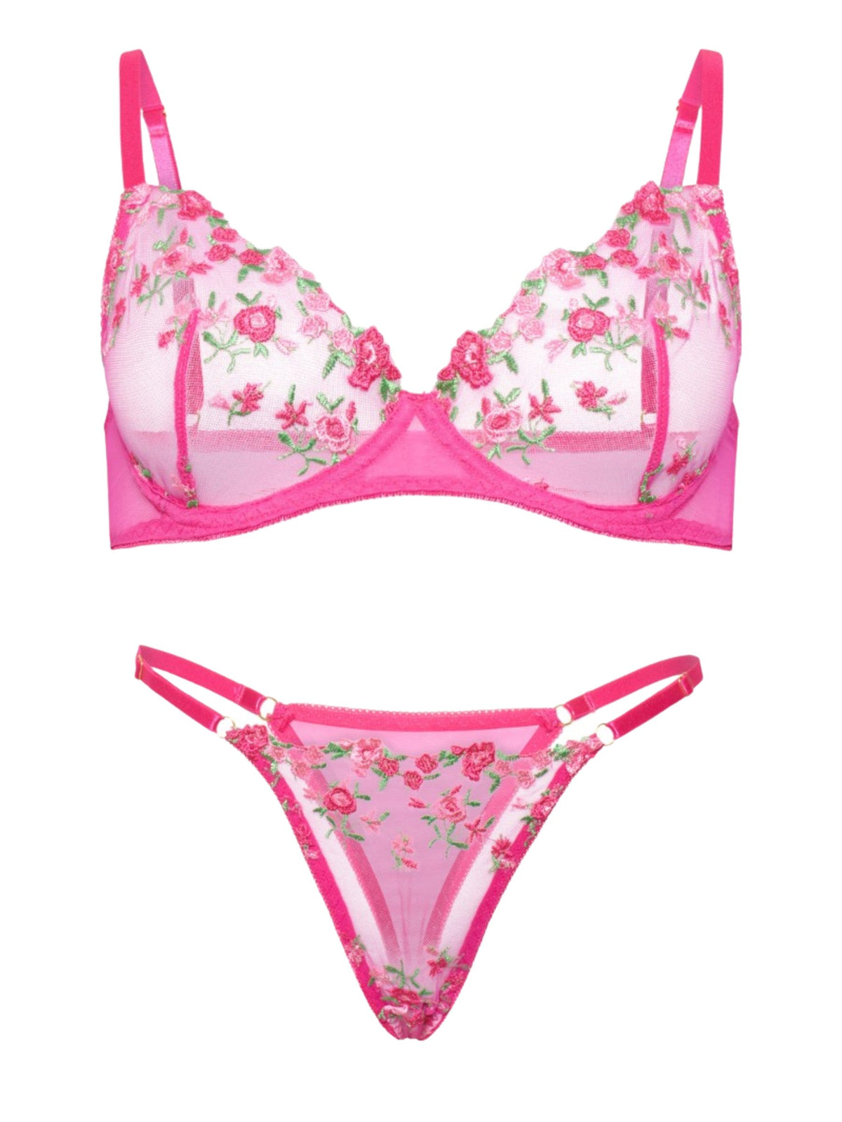 Lisandra Dessous-Set – Weinrot