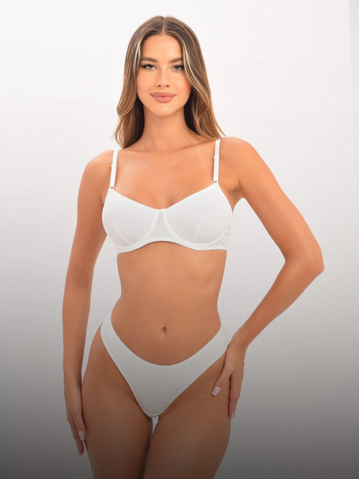 Florencia Satin-Dessous-Set
