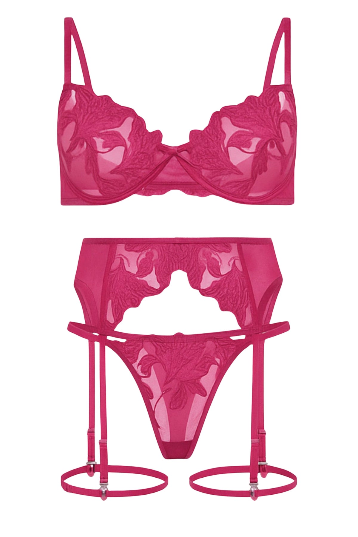 Sienna Satin-Dessous-Set