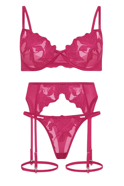 Sienna Satin-Dessous-Set