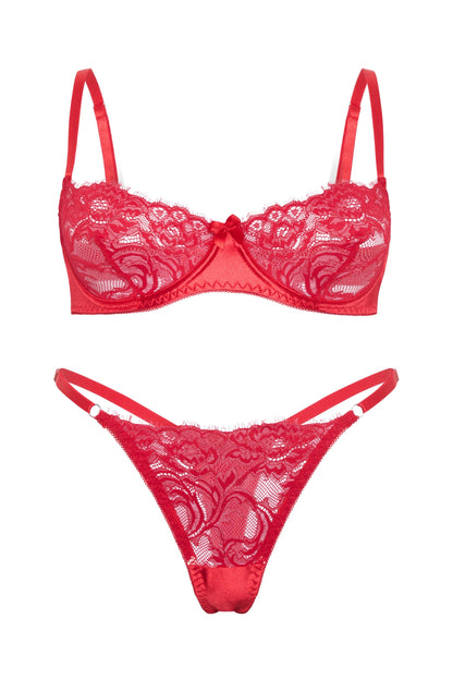 Carmen Spitzen-Dessous-Set