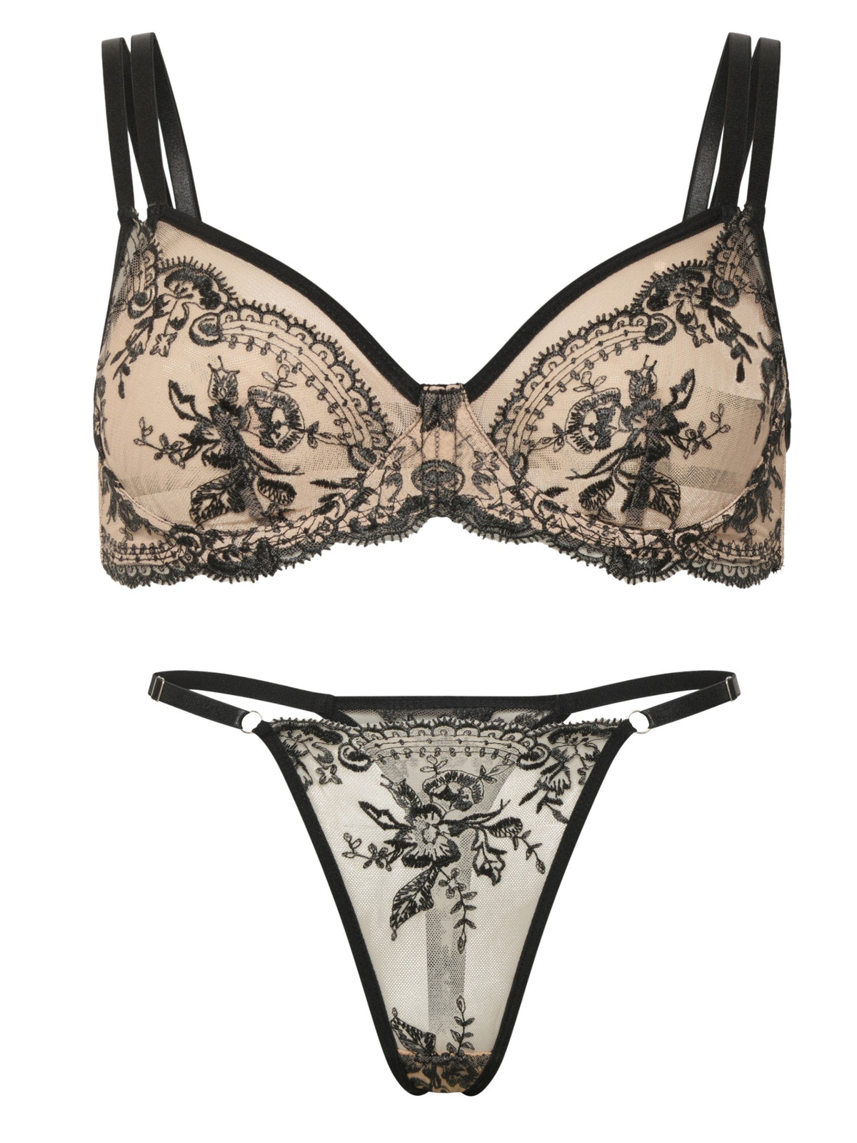 Melina Spitzen-Dessous-Set