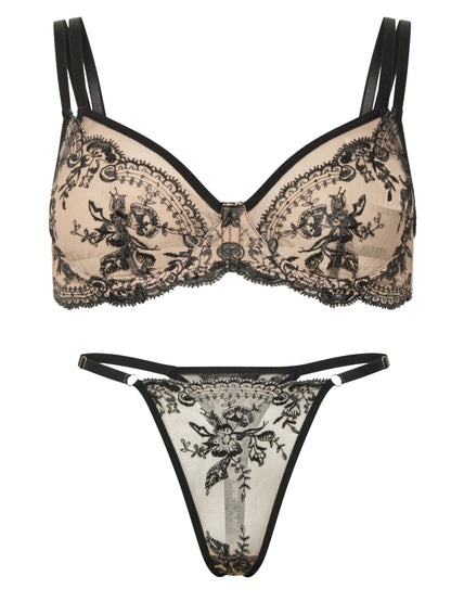 Melina Spitzen-Dessous-Set